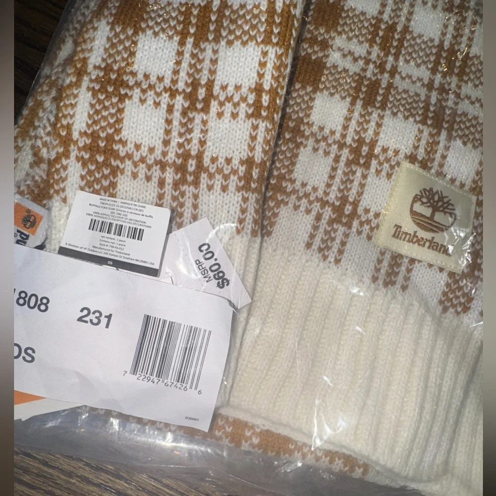 Timberland Buffalo Plaid Scarf